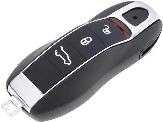 Coperchio auto - 3 tasti telecomando - coperchio di protezione - nero - silicone - coperchio - adatto per - 81x33mm - Panamera - Porsche 911 - Macan - Boxster