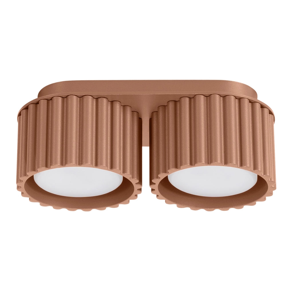 Lampada da soffitto AURA 2 moka Gx53