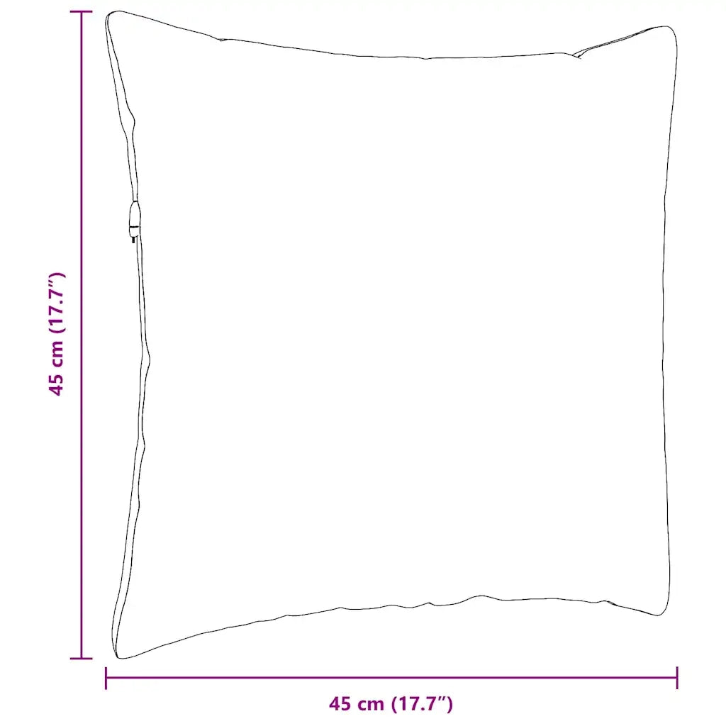 Cuscini da Divano 2 pcs Blu jeans 45 x 45 cm Tessuto 42013925