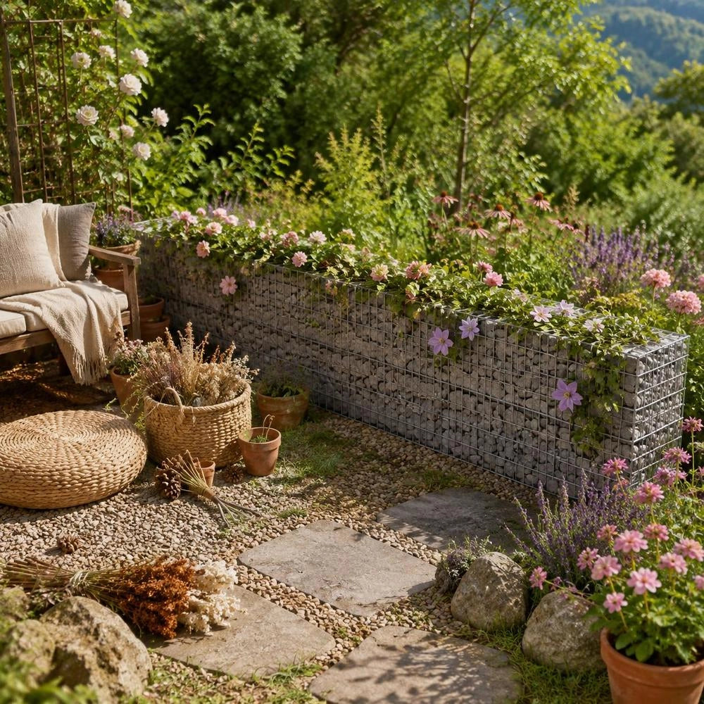 Gabion Raised Bed Galvanized Steel 360x30x30 Cm