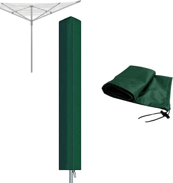 Asciugacapelli Rotativo con Chiusura a Ritagli di 16x16x180cm Asciugacapelli Rotativo Efficace in Verde