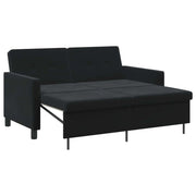 Divano letto | Sof¨¤ letto | Letto singolo Nero Tessuto