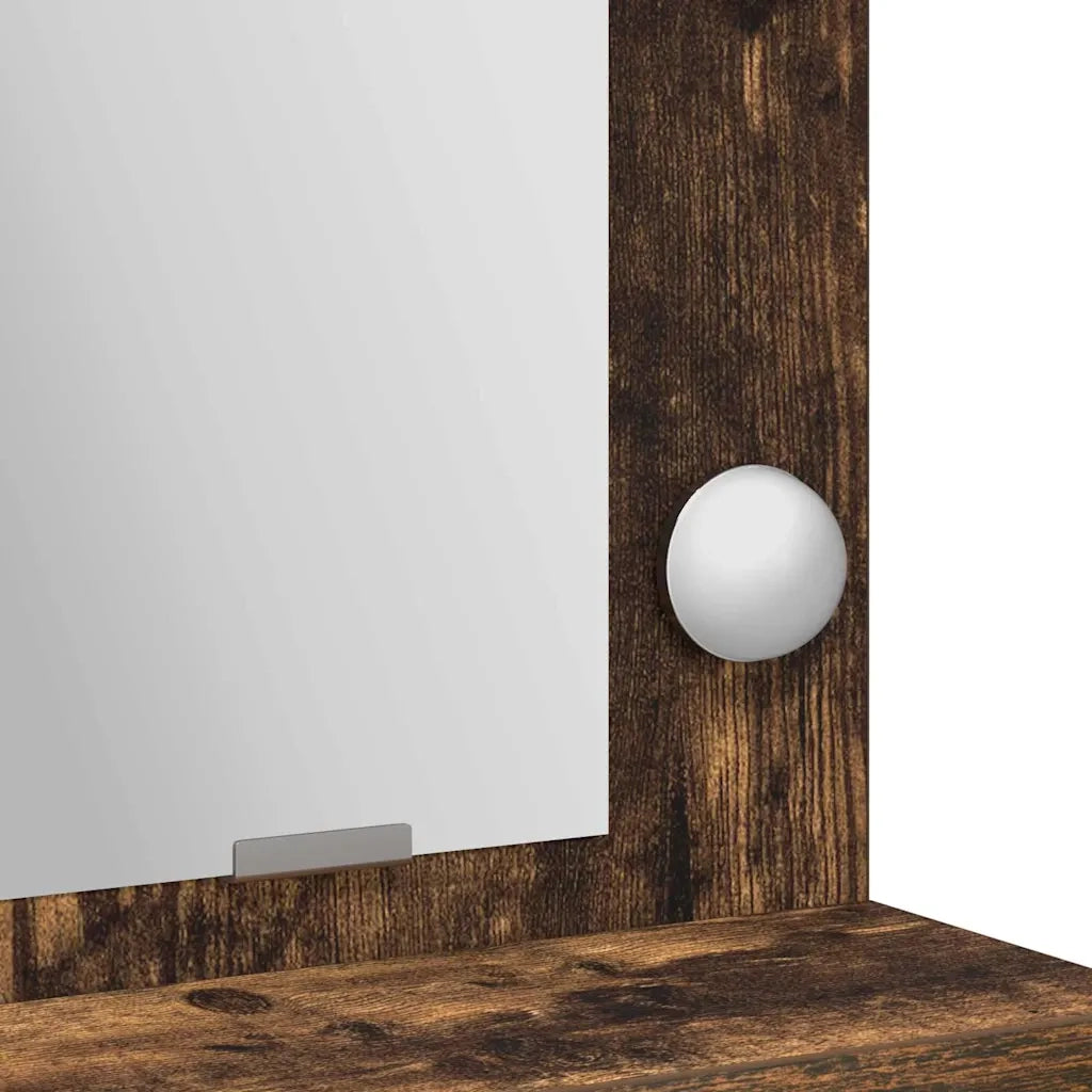 Tavolo da Trucco Rovere fumé 50 x 41 x 135 cm 865095