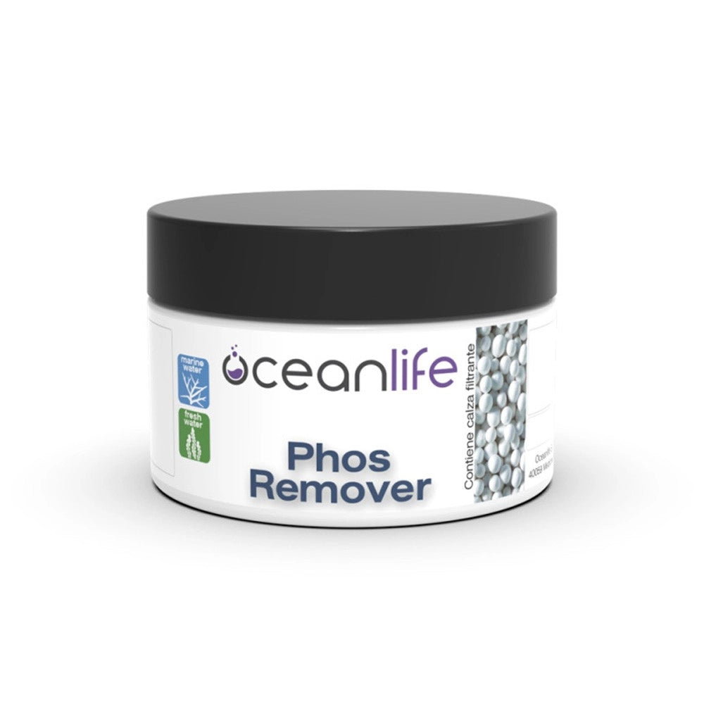 OceanLife Phos Remover - resina nanoporosa antisilicati e antifosfati ad elevato indice di assorbimento Formato: 100 ml