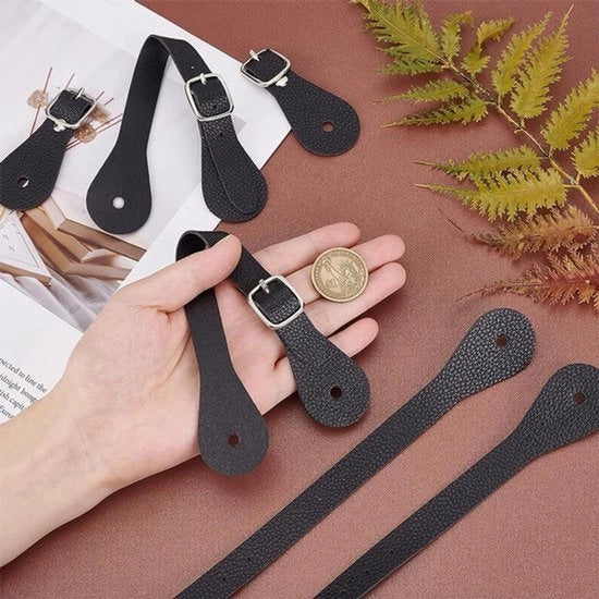 Cinturini per Stivali da Cowboy - Cinture Adattabili per Stivali da Rodeo - 6 Pezzi - Cinture in Pelle PU - Adatte per Stivali da Cowboy - Accessori per Equitazione - Rodeo e Cavalieri.