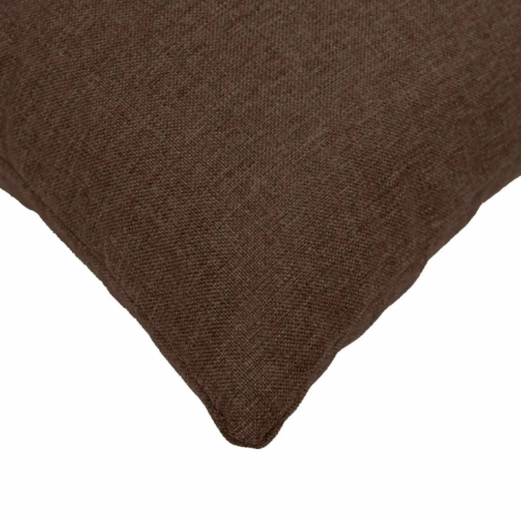 Cuscino con cuscino HEERLEN 2 pz Marrone Tessuto 928179