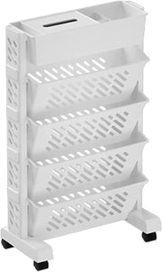 Rack di Stoccaggio Pratico e Flessibile a 5 Livelli per Studio