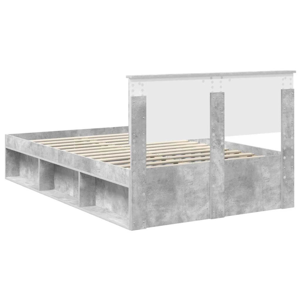 Struttura del letto-Giroletto-Rete del Letto Calcestruzzo 120 x 190 cm Pino massello 991016