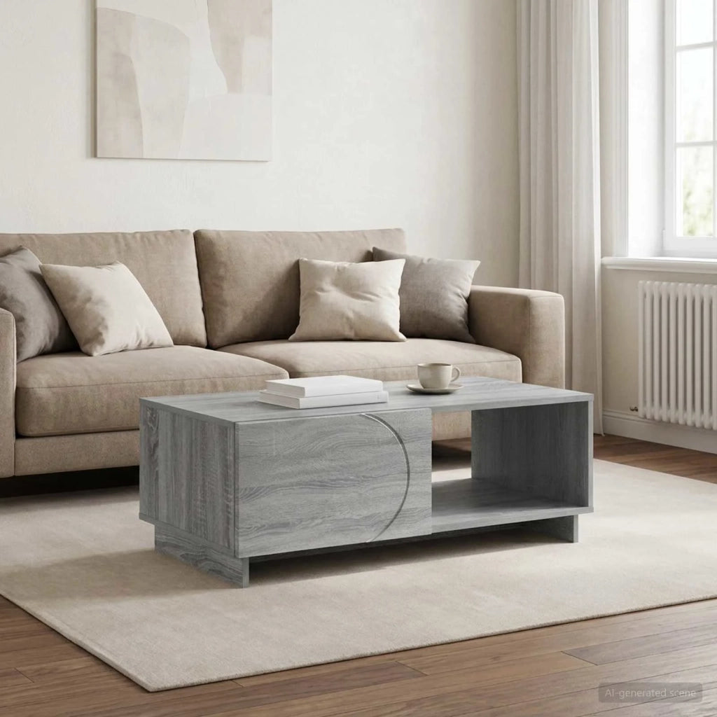 Tavolino da salotto Sonoma grigio 95 x 50,5 x 35 cm 8011447