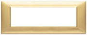 Vimar Plana placca 7 moduli color oro opaco 14657.25