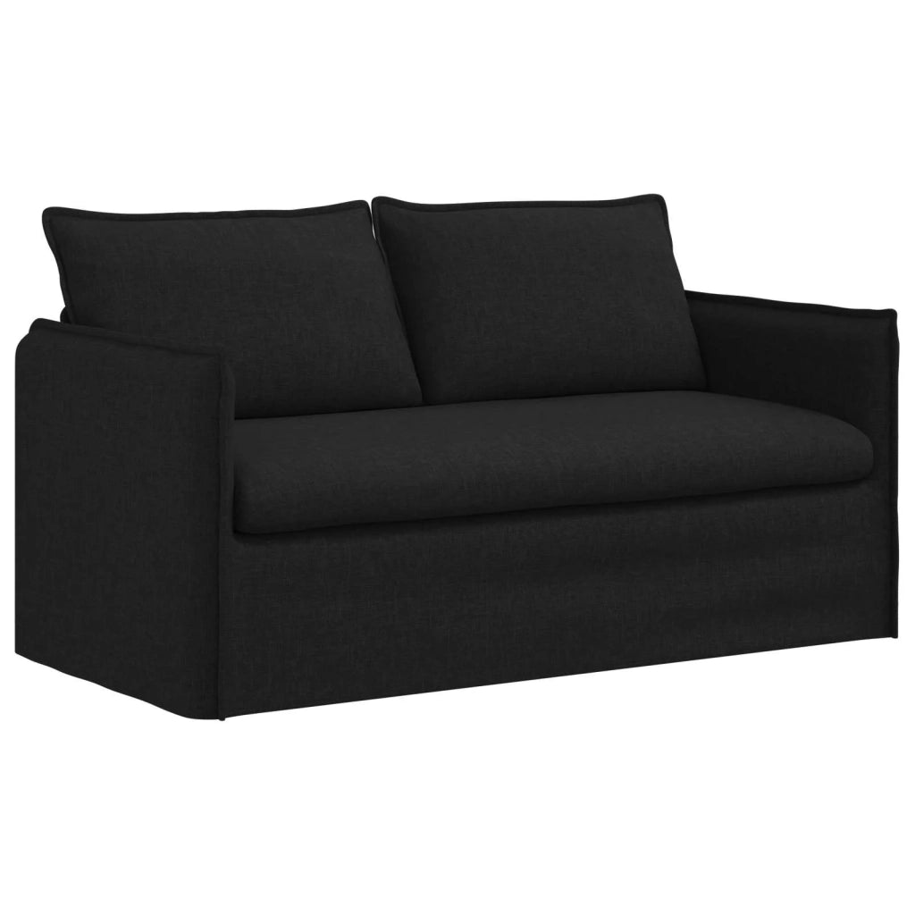 Set di divani 2 pcs Nero 156 x 82 x 85 cm Tessuto 3407569
