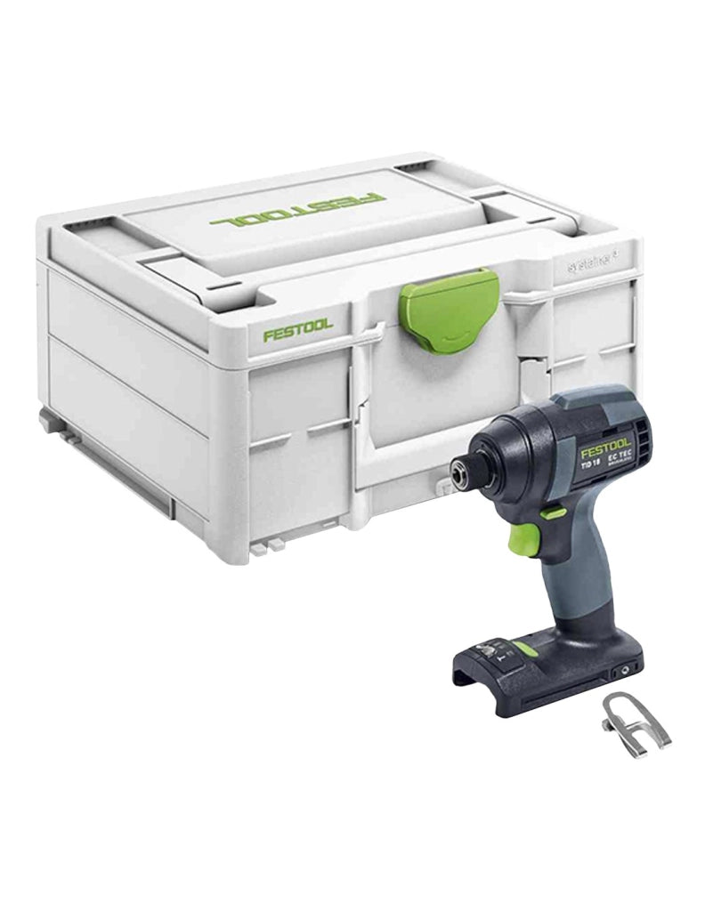 Avvitatore ad Impulsi FESTOOL TID 18-Basic (Solo corpo + Systainer SYS3 M 187)