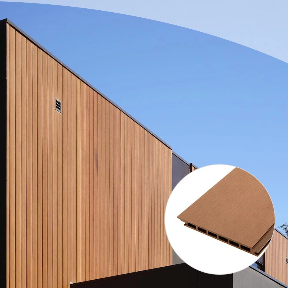Listoni WPC Plane 30m² per rivestimenti colore Teak listone 150x2200mm spessore 11mm