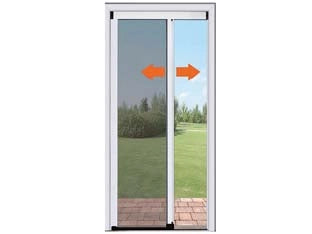 ZANZARIERA A RULLO LATERALE CON FRIZIONE TANKE COLORE BIANCO RAL9016- - cm.140x250h. - 2 pezzi SANGIORGIO