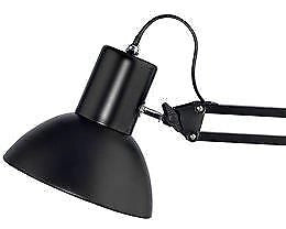 Unilux 400093600 Success 66 Lampada da Tavolo LED E27 11 W con Interruttore sul Cavo e Morsetto colore Nero