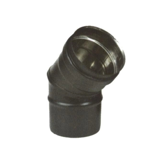 Maral Gomito Inox 45^ 10 Nero Pellet 300