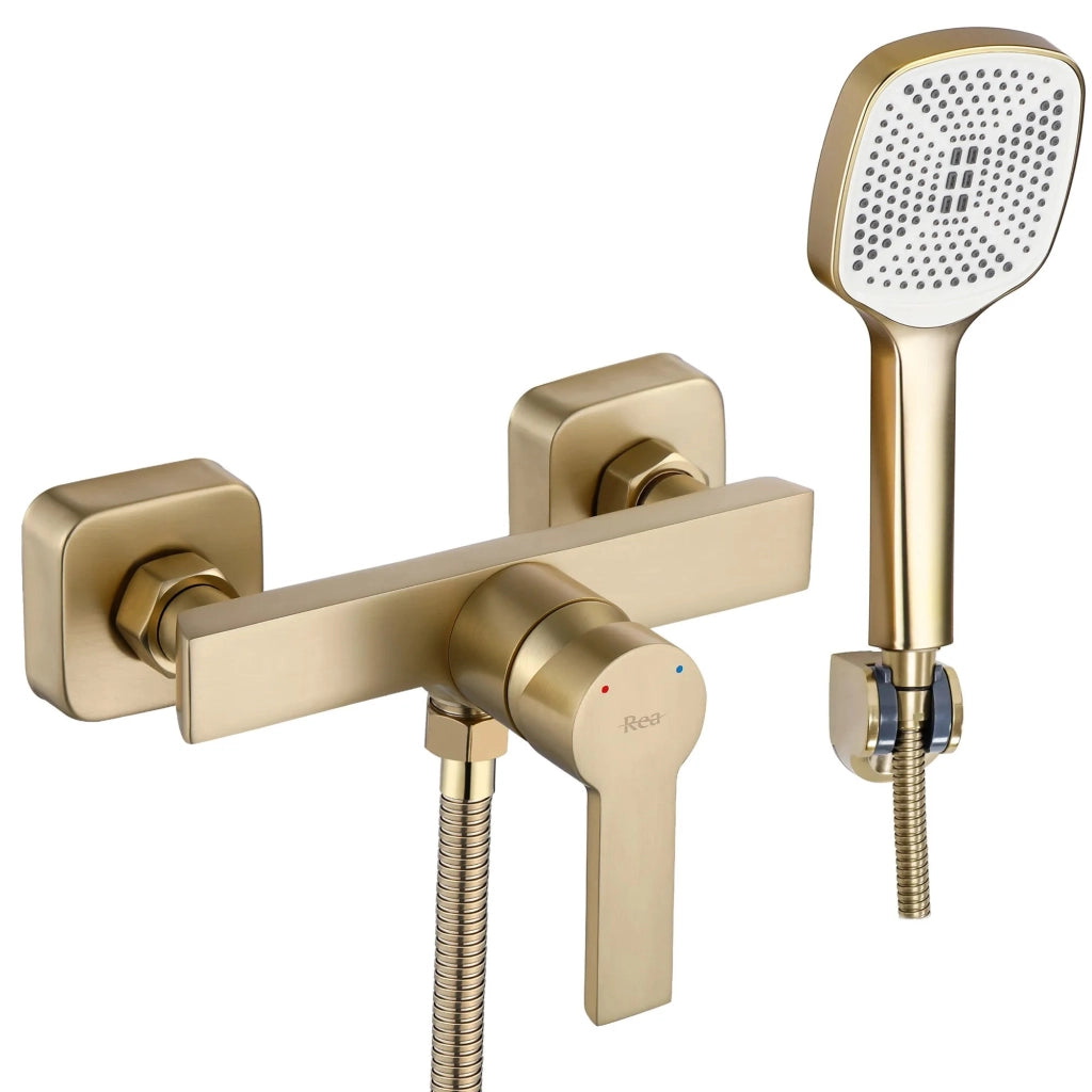 Rubinetto Doccia Rea Argus Gold Brush
