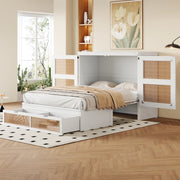 letto a scomparsa legno bianco 140 x 200 cm