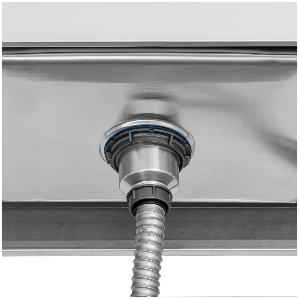 Lavello professionale in acciaio inox 1 vasca 100 x 70 x 97 cm acciaio inox argento 14_0009560