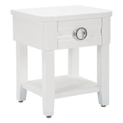 Comodino VKH10, Bianco, Legno, 45x40x54 cm