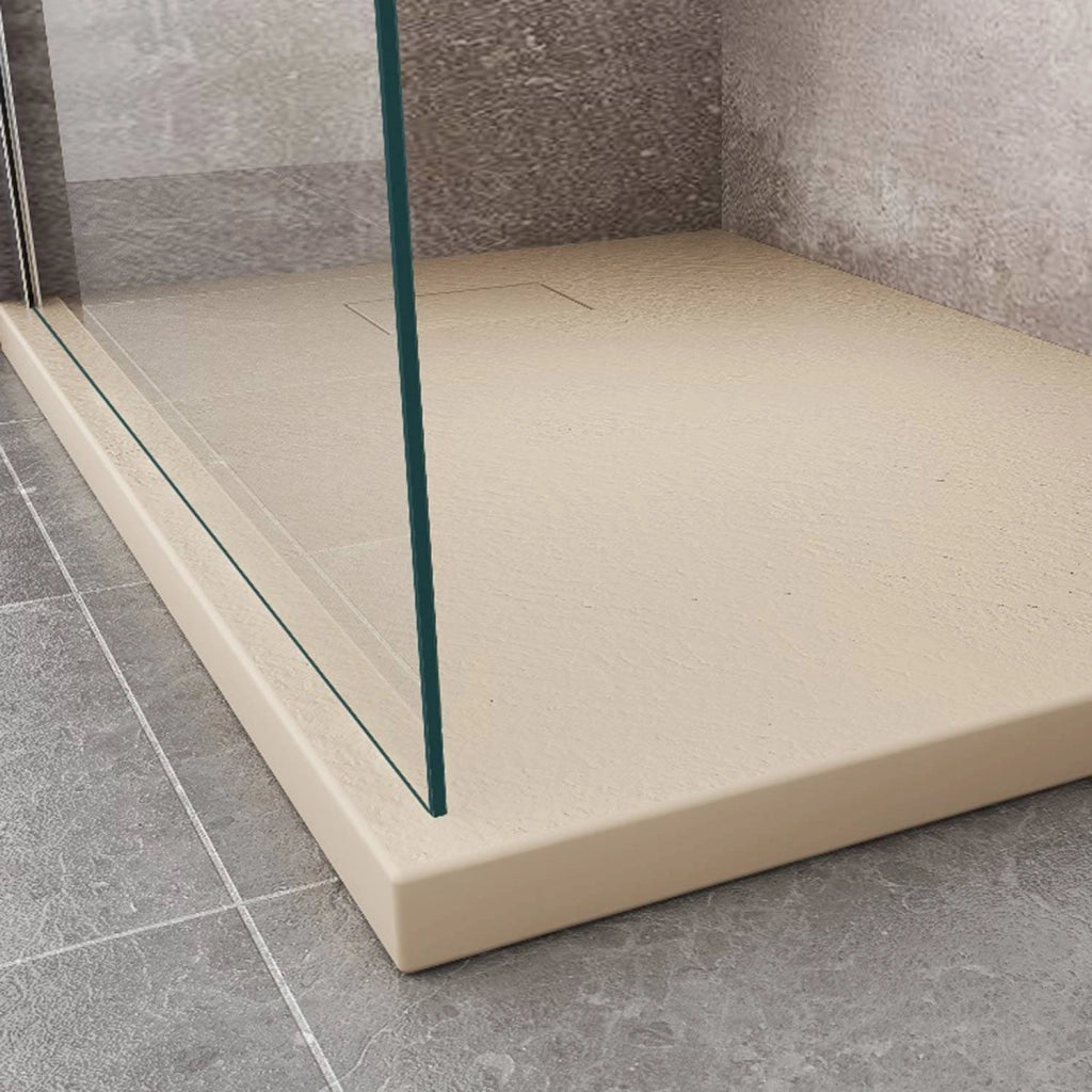 Piatto Doccia 70x120x2 6 cm Tortora Effetto Pietra mod. Strong