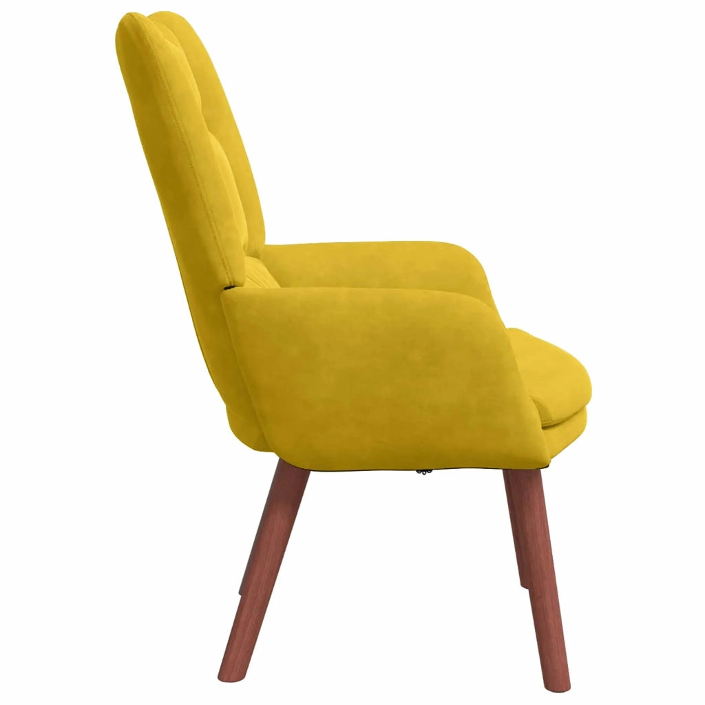 poltrona Giallo 63 x 67 x 94 cm Velluto 42001810