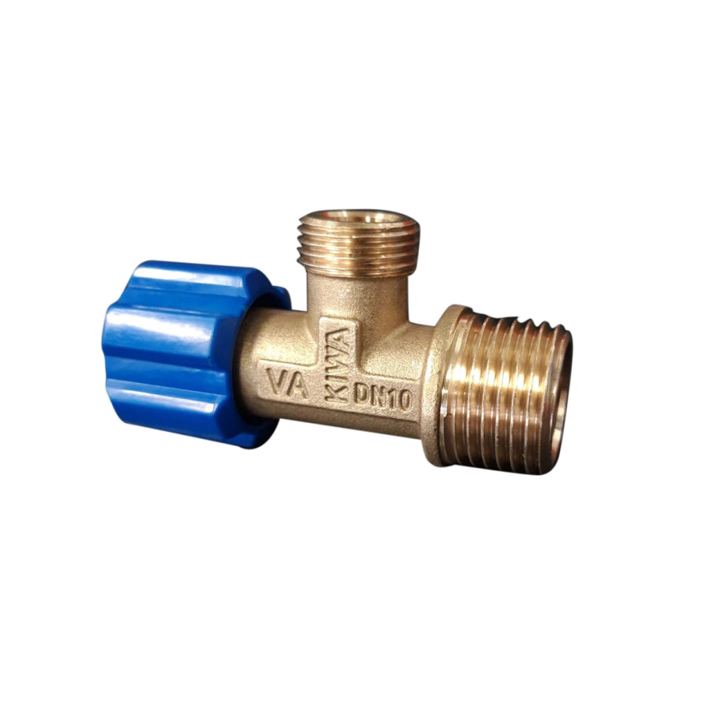 RUBINETTO MASCHIO 1/2X3/8 SENZA DADO- 1/2 x 3/8- ALBER- pezzi 1