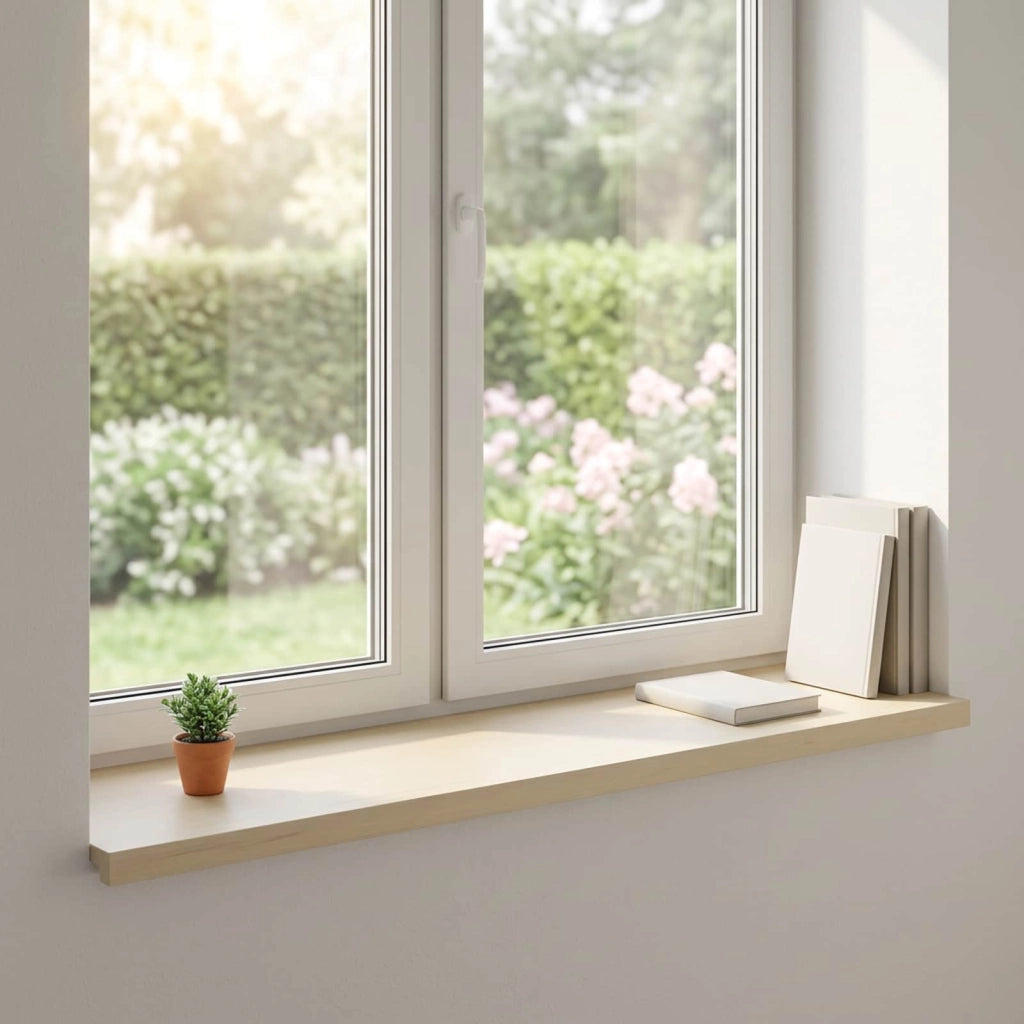 Soglie per finestre 2 pz Bianco 120 x 40 x 2 cm 42049925