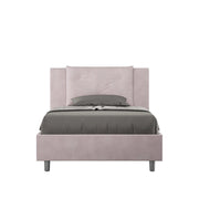 Letto Singolo 100x200 cm con Rete e Contenitore Appia Glicine