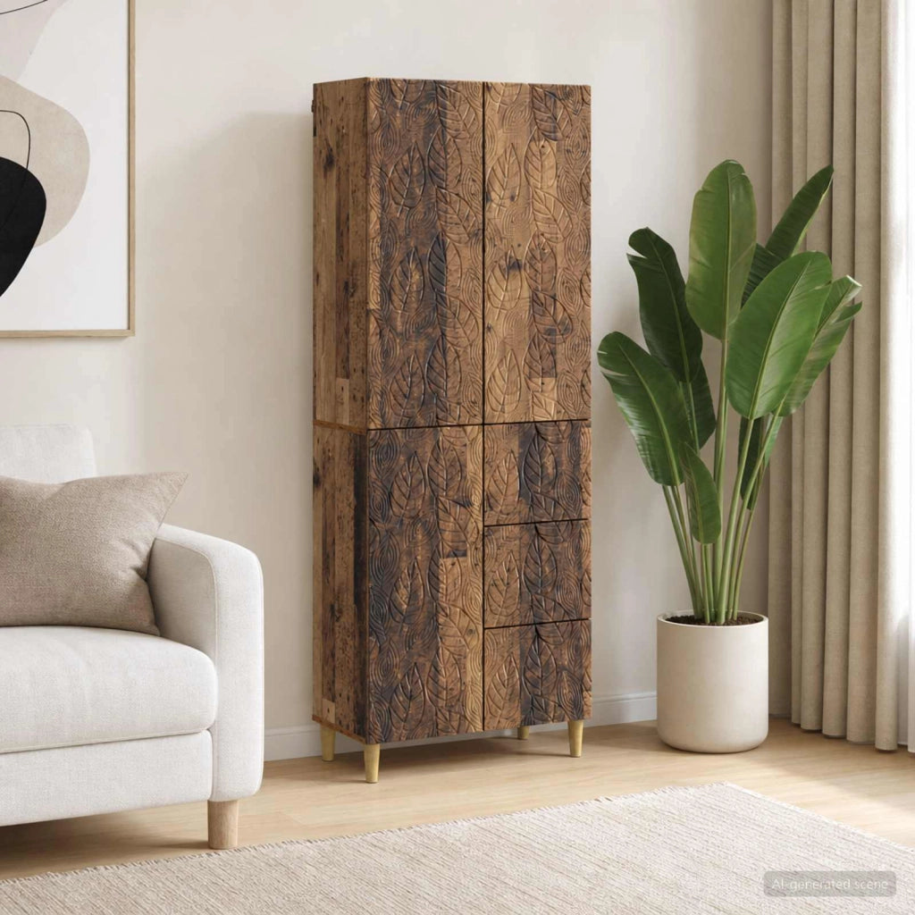 2 pz Legno antico 3416743