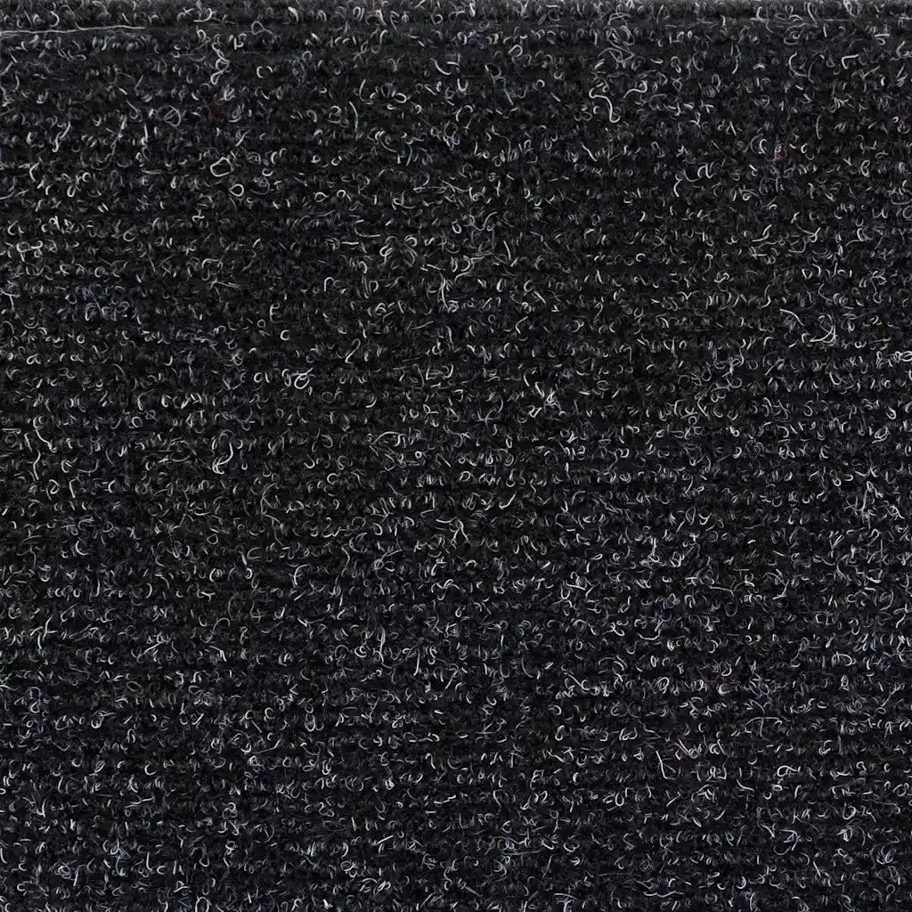 Tappetini per scale autoadesivi 10 pz | Gradini per Scale 56x17x3 cm neri semicircolari