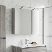 Mobiletto per specchio da bagno Grigio Sonoma 889132