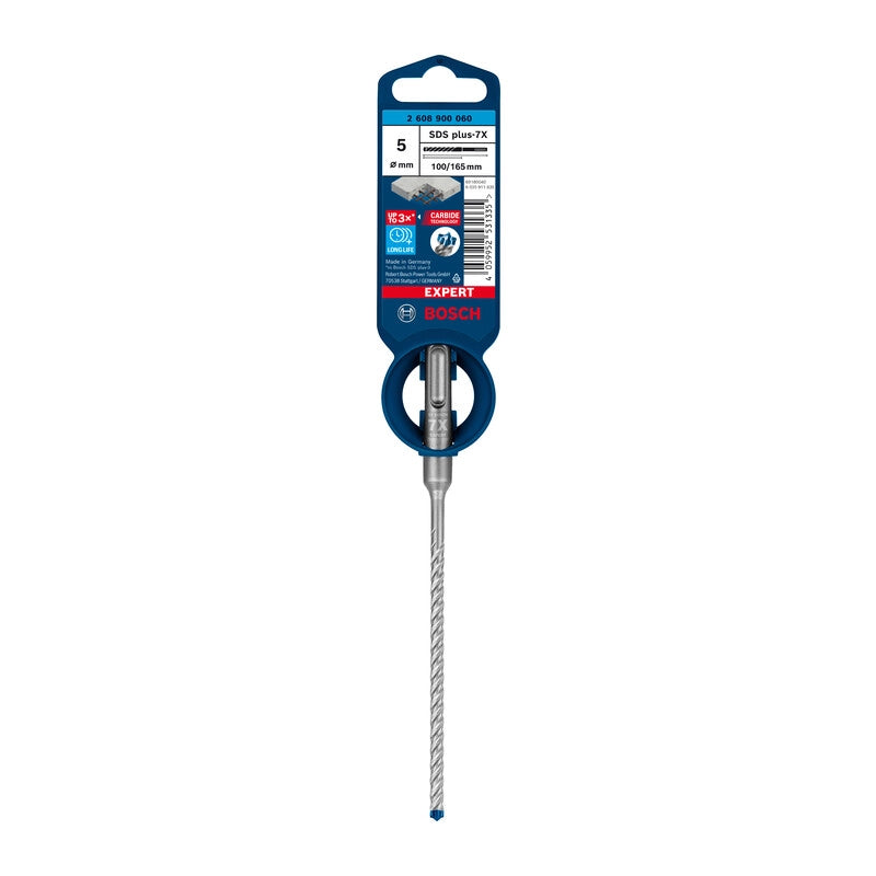 BOSCH-A PUNTA SDS PLUS-7X EXPERT  5X100/165 MM