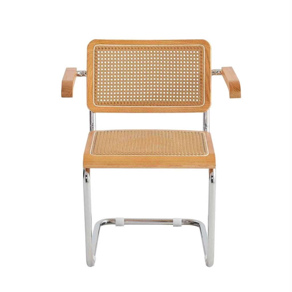 LÚZETE - POLTRONA WEBSTER RETTA RATTAN NATURALE