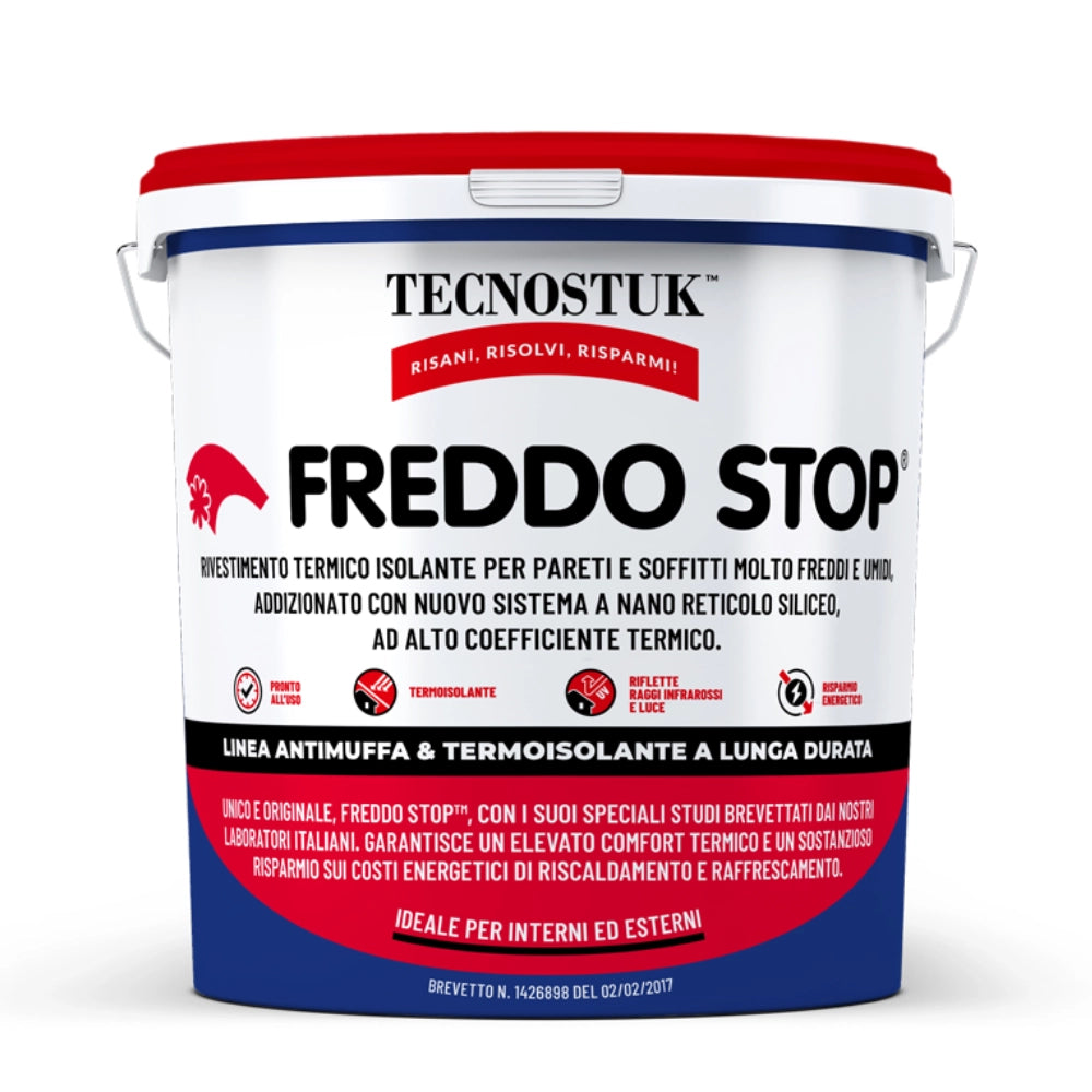 Freddo stop rivestimento termico contro il freddo barriera per pareti e soffitti *** formato 5 l, confezione 1