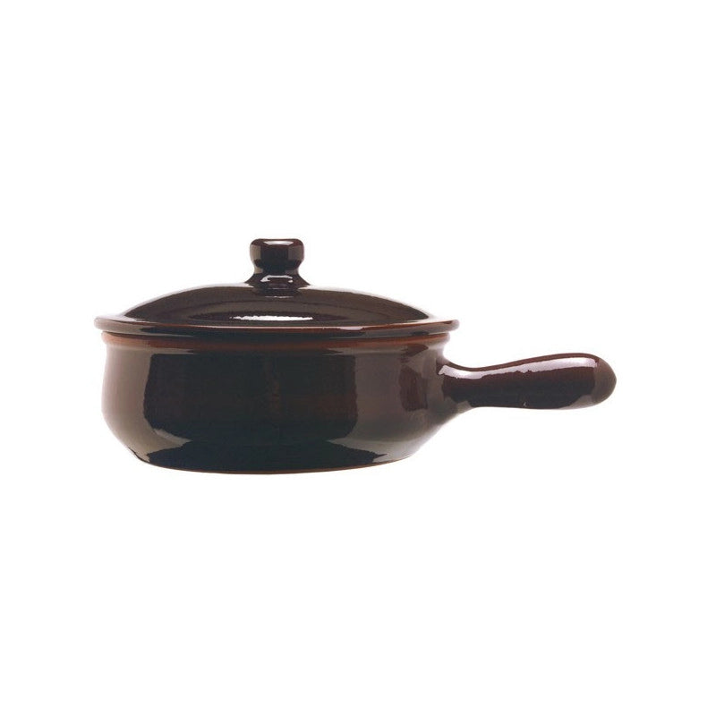 Casseruola 1 Manico C/Coperchio Cm 25 Bruna Coli'