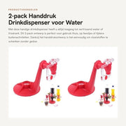 Dispensatore manuale da 2 pezzi per acqua e bibite