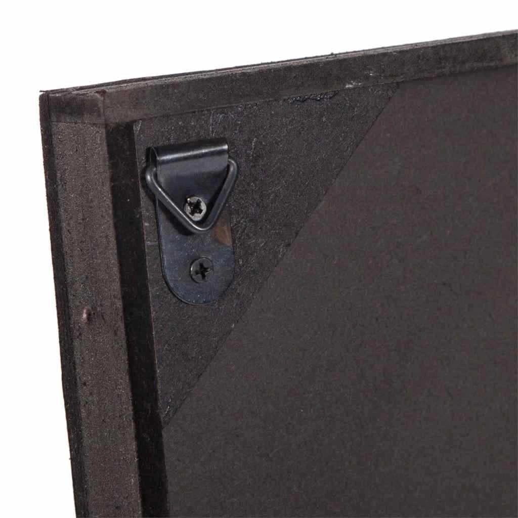 Quadro legno e metallo 60x45x04h