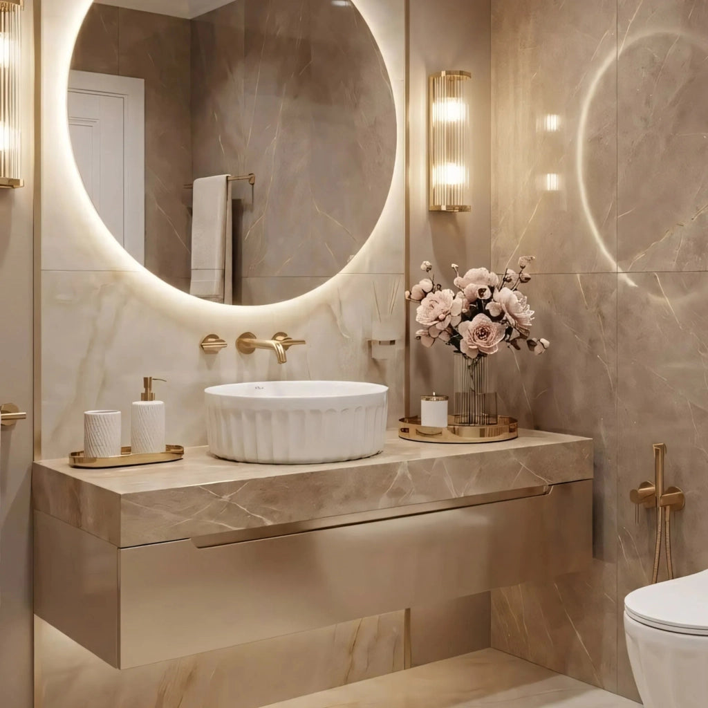 Lavabo Da Appoggio Rea Duo