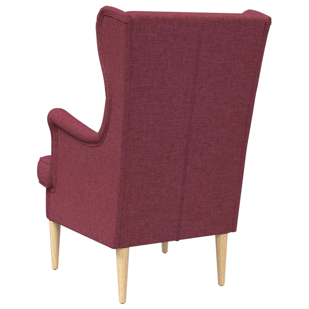 Poltrona | Sedia Relax Rosso Vino Tessuto