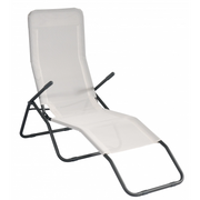 Set Di 5 Poltrone Palma Ferro Grigio/Text Ecru' Moia