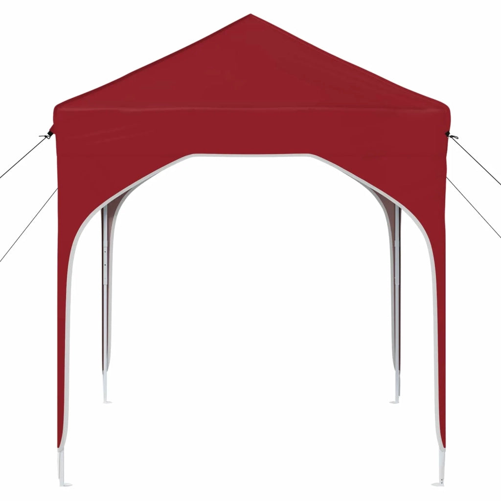 Tenda per feste a pop-up-Gazebo 194 x 194 x 245 cm Borgogna