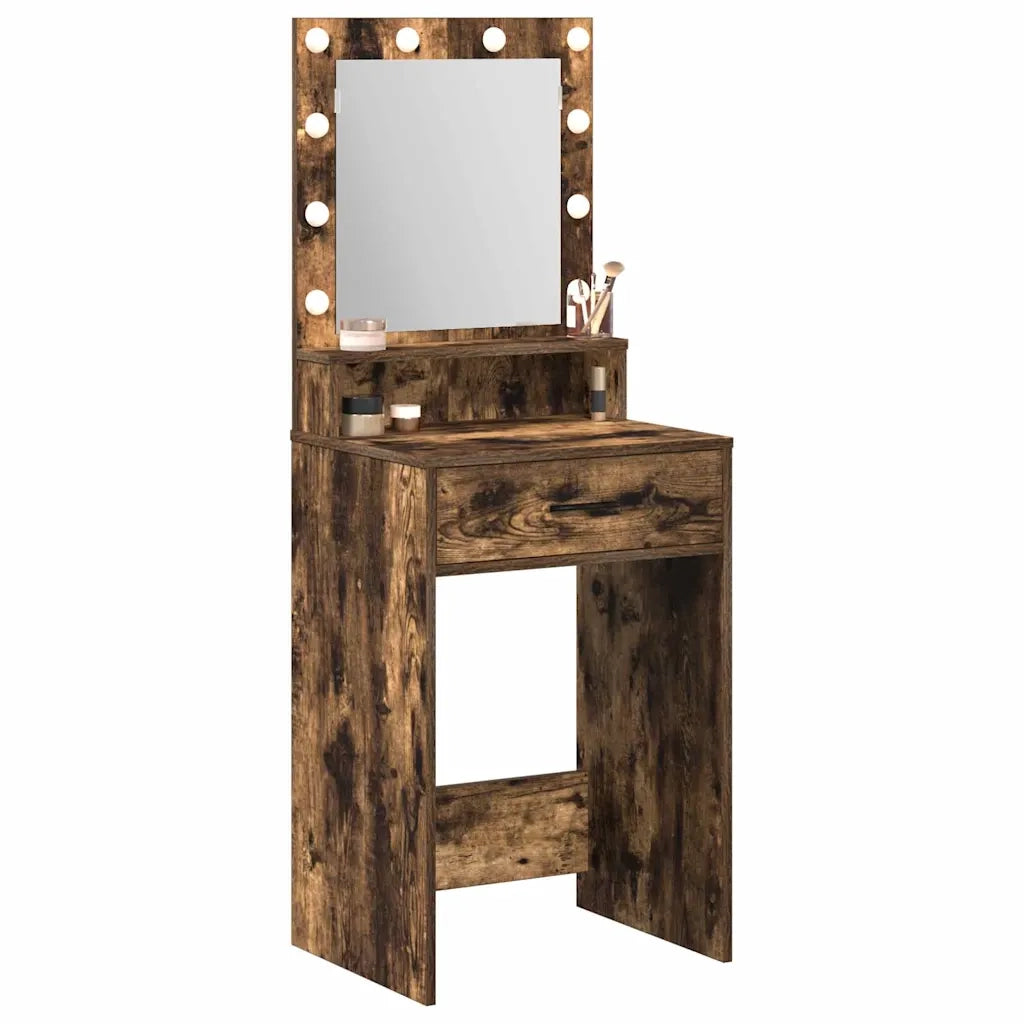 Tavolo da Trucco Rovere fumé 50 x 41 x 135 cm 865095