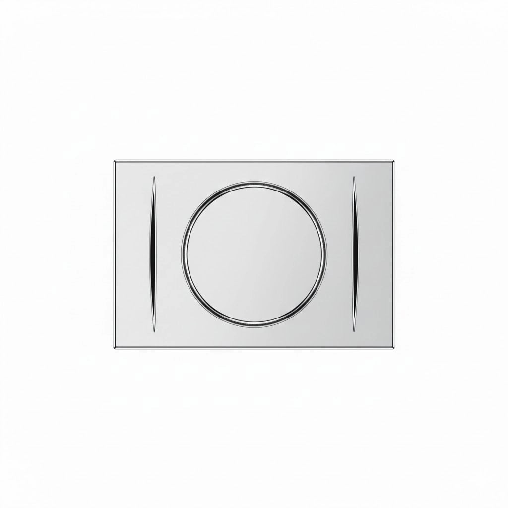 PLACCA PER WATER BOX  Cromata     F.I.V.