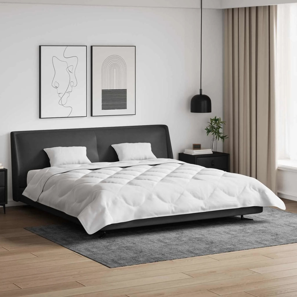 Piumone | Duvet Estivo con cuscino 3 pz Bianco Microfibra