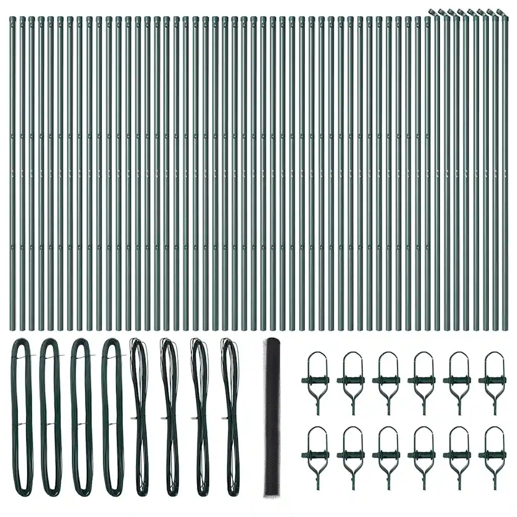 Palo della recinzione Grigio 100 x 1,5 m (rete da 36 mm)