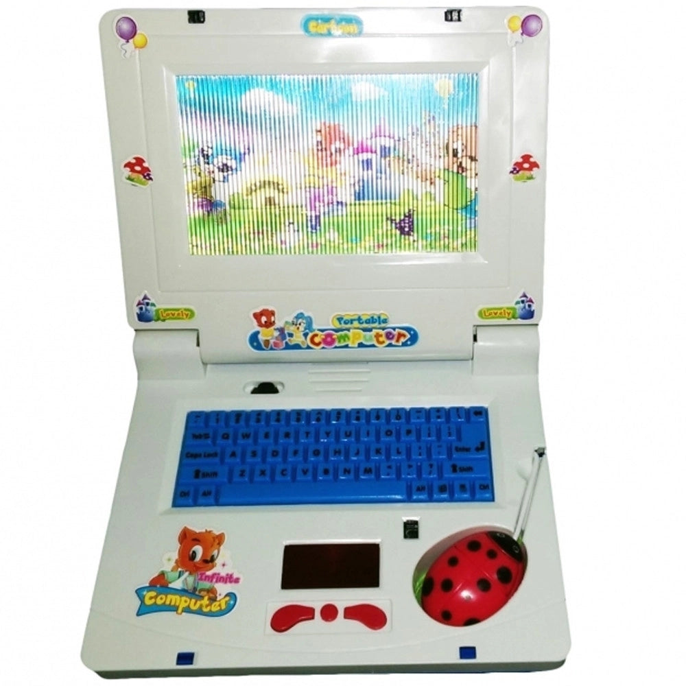 Trade Shop - Computer Interattivo Con Mouse Coccinella Tastiera Immagini Melodie Gioco Bimbi -