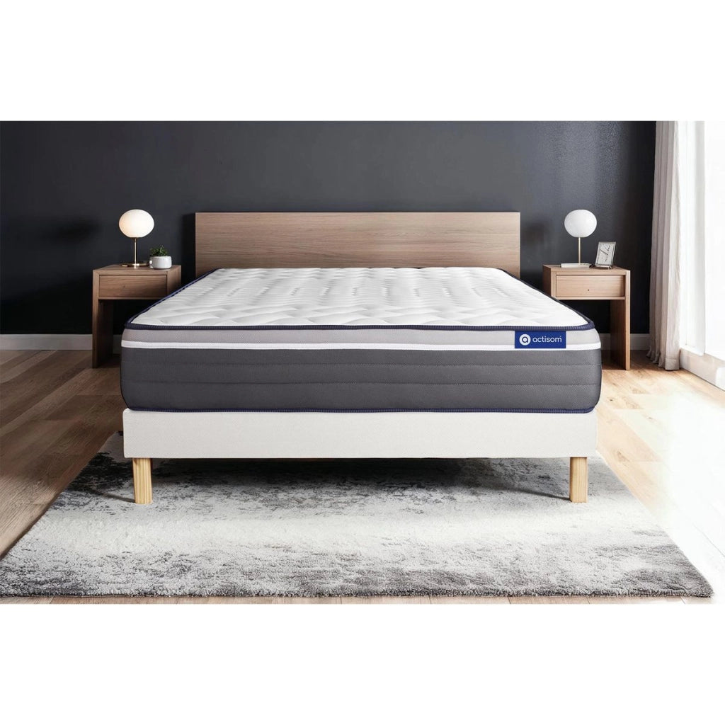 Kit rete e materasso Actiflex plus 120x190cm - Spessore : 26cm - Molle insacchettate e memory foam- molto rigido