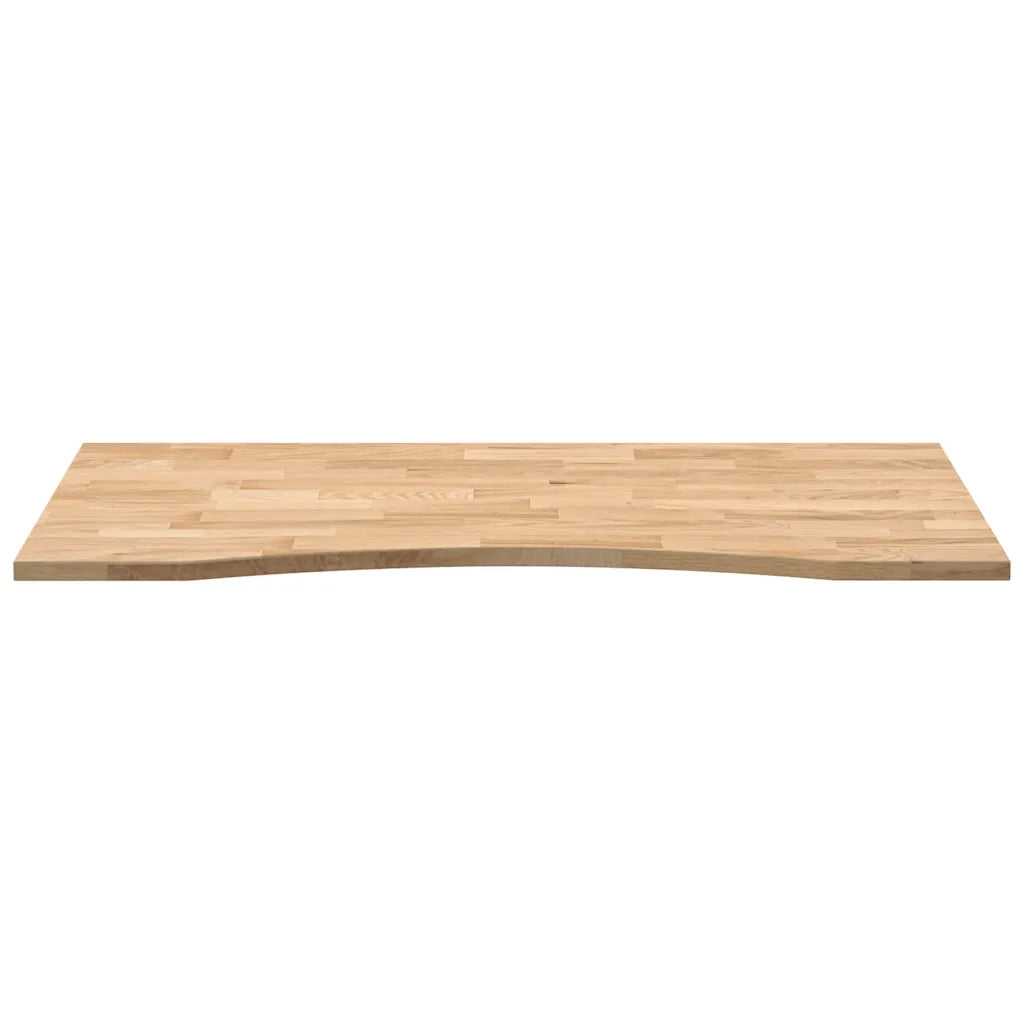Dessus de bureau non traité bois massif de chêne rectangulaire