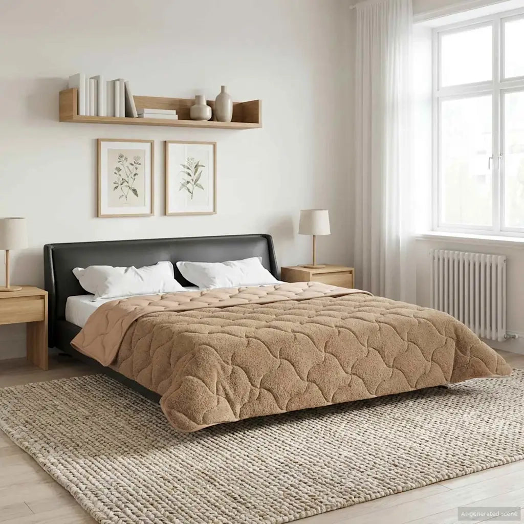Piumino Letto Estivo 200 x 200 cm Estate Tortora Traspirante 42026208